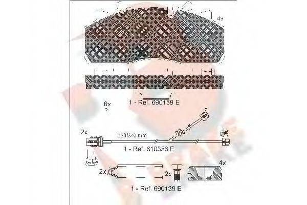 R BRAKE RB1623-124