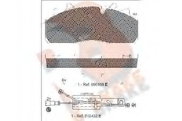 R BRAKE RB1623-225