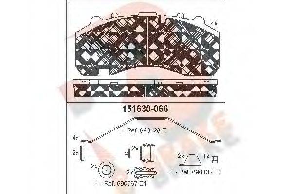 R BRAKE RB1630