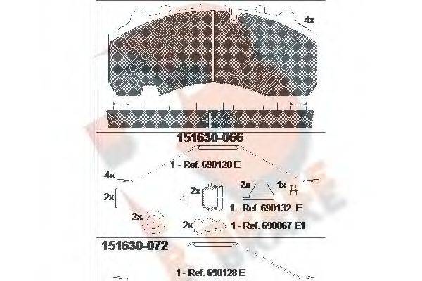 R BRAKE RB1630-066