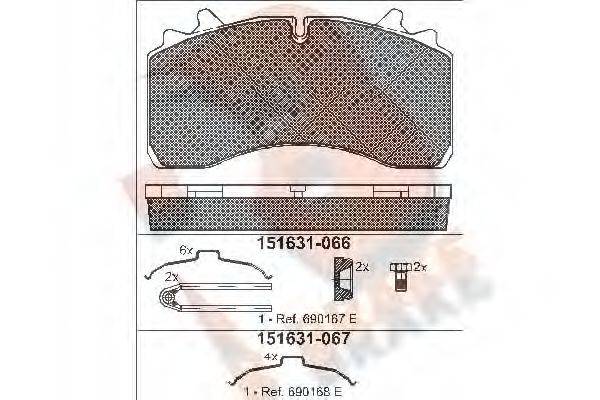 R BRAKE RB1631