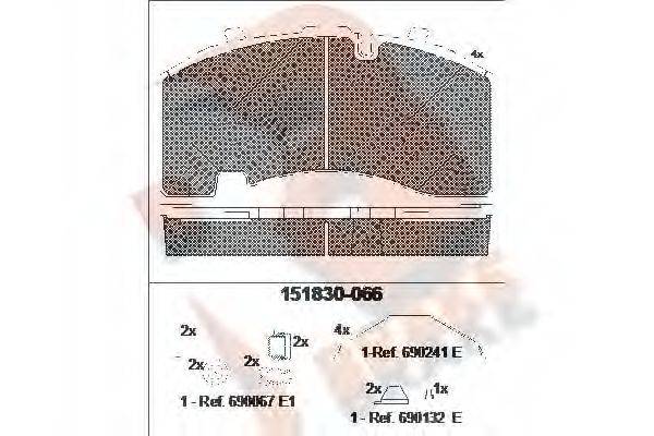 R BRAKE RB1830-066