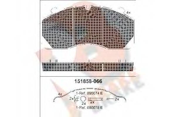 R BRAKE RB1858-066