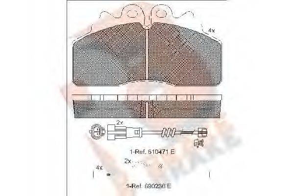 R BRAKE RB1958-117