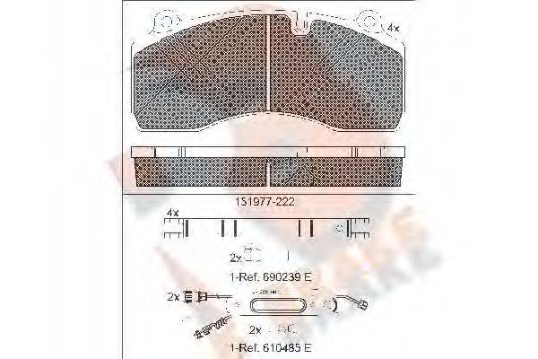 R BRAKE RB1977-222