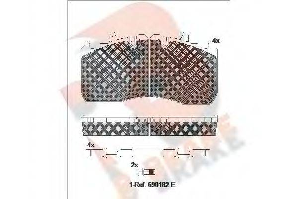 R BRAKE RB2122-066