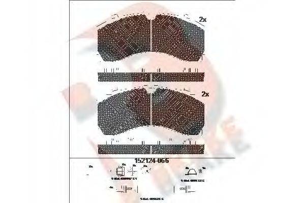 R BRAKE RB2124-066