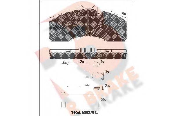 R BRAKE RB2125-066