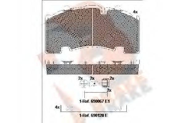 R BRAKE RB2135-066