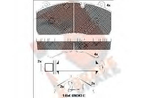 R BRAKE RB2150-208