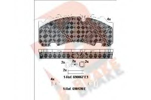 R BRAKE RB2155-066