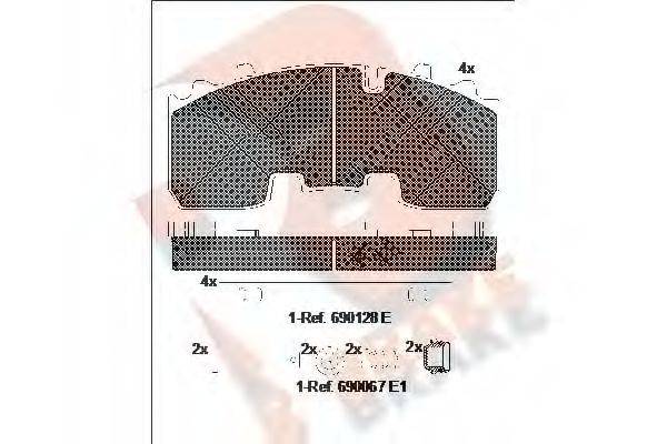 R BRAKE RB2156-066