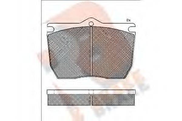 R BRAKE RB0435