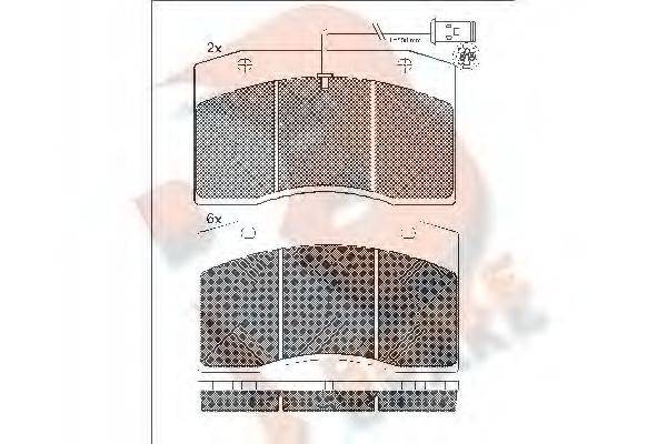 R BRAKE RB0832