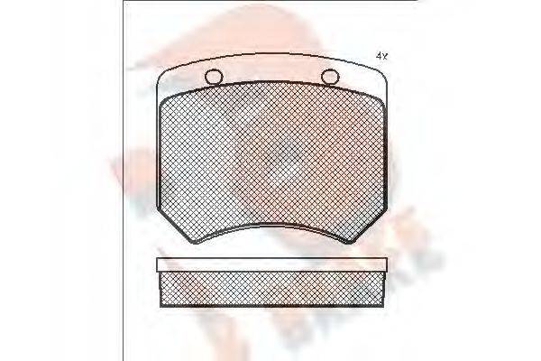 R BRAKE RB0003