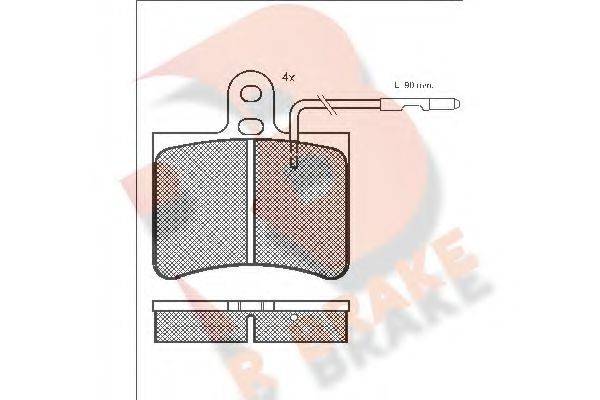 R BRAKE RB0136