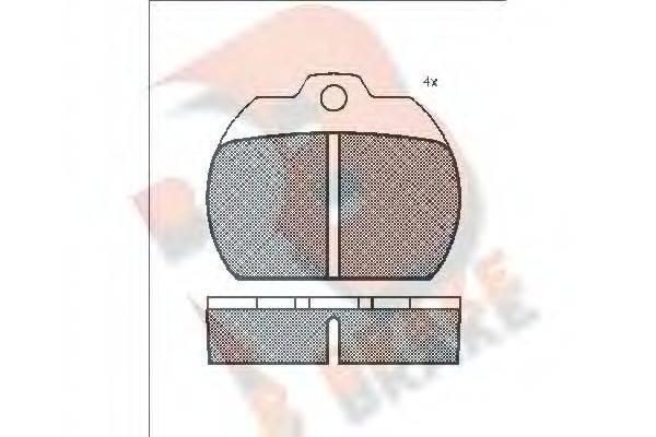 R BRAKE RB0161