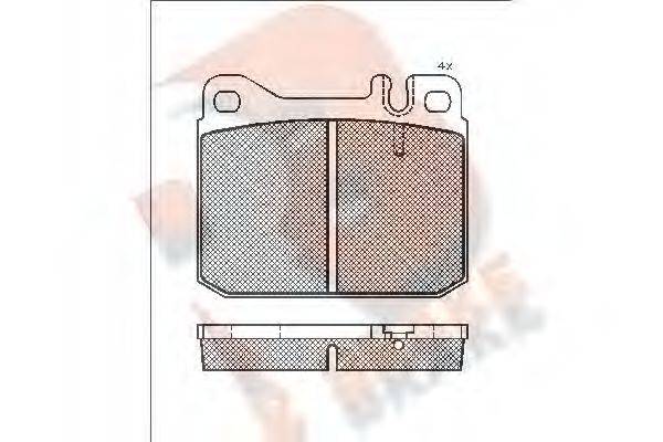R BRAKE RB0197