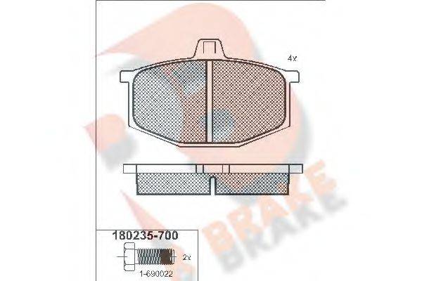 R BRAKE RB0235