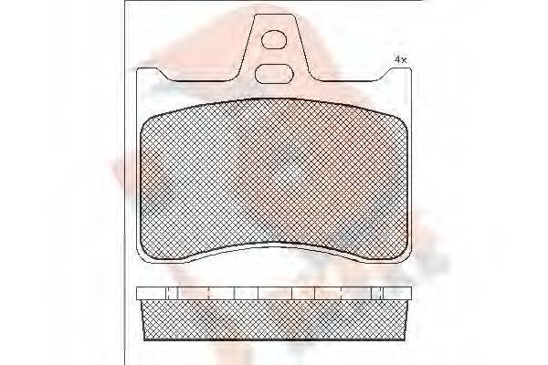 R BRAKE RB0256