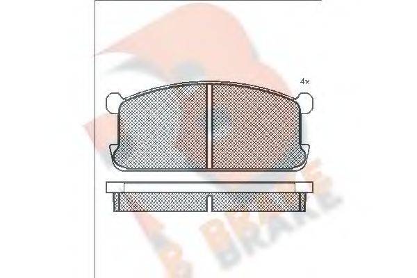 R BRAKE RB0286