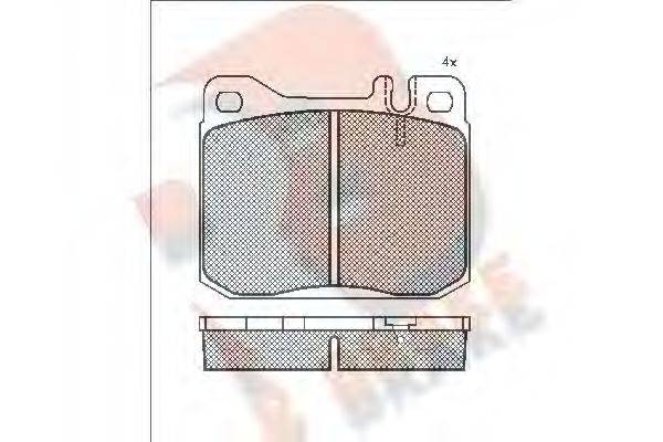 R BRAKE RB0323