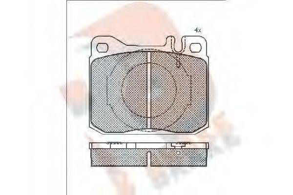 R BRAKE RB0324