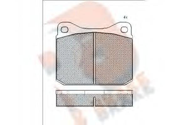 R BRAKE RB0327