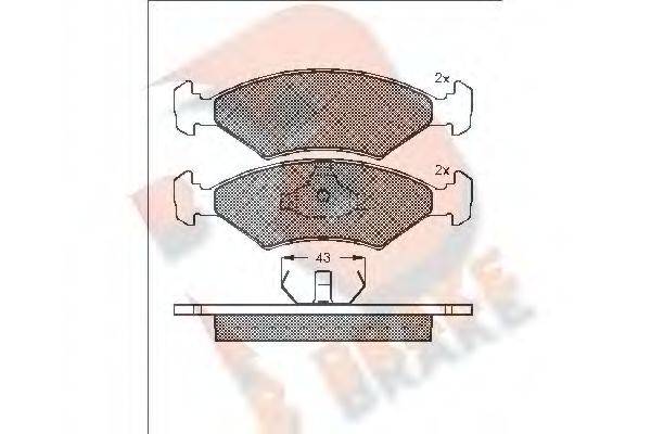 R BRAKE RB0329