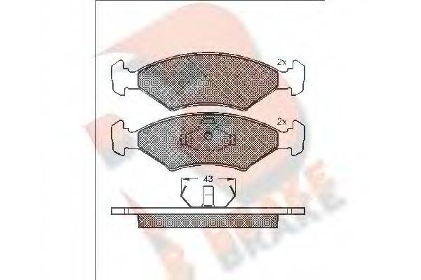 R BRAKE RB0329-200
