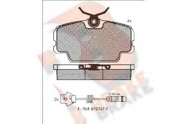 R BRAKE RB0419-203