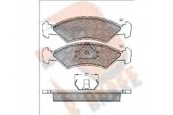R BRAKE RB0451