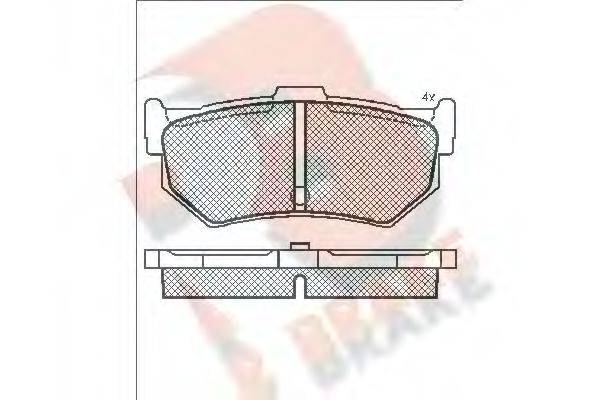 R BRAKE RB0607