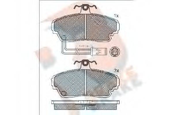 R BRAKE RB0678