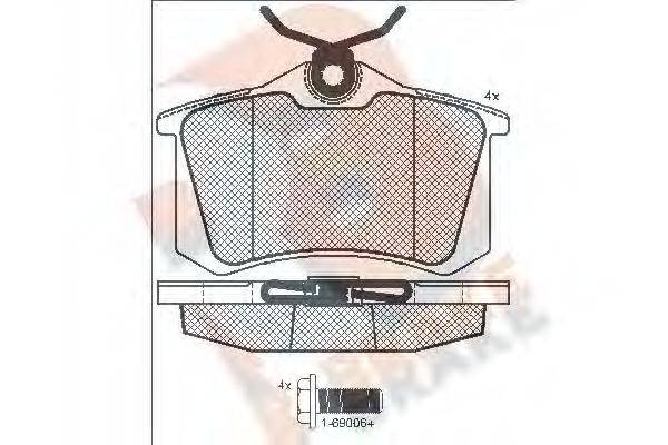 R BRAKE RB0697-703