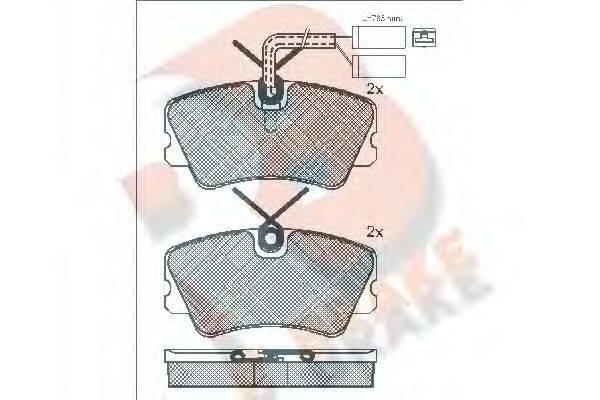 R BRAKE RB0698