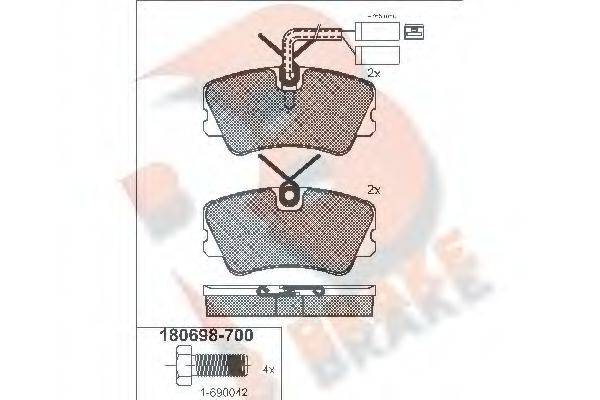 R BRAKE RB0698-700
