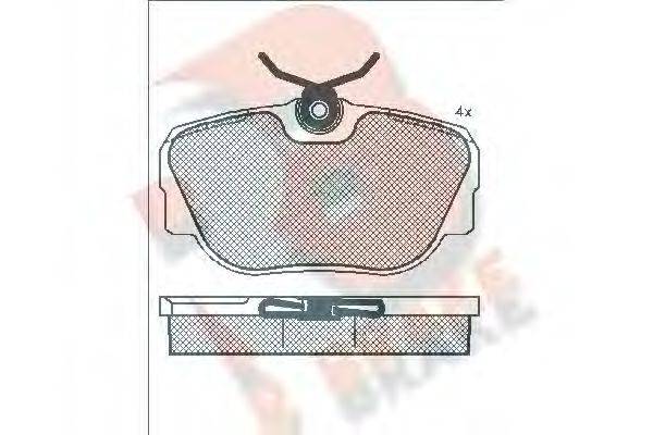R BRAKE RB0766