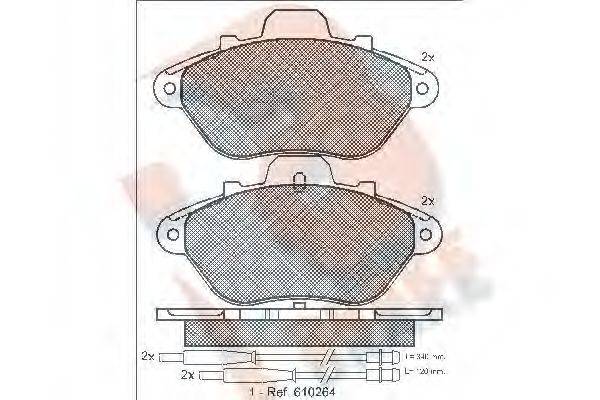 R BRAKE RB0779