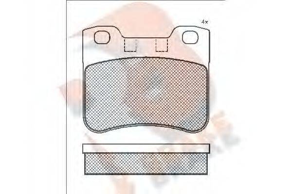 R BRAKE RB0788-204