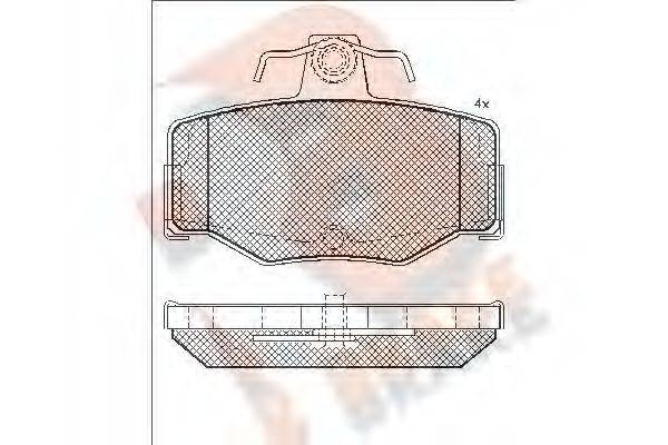 R BRAKE RB0804