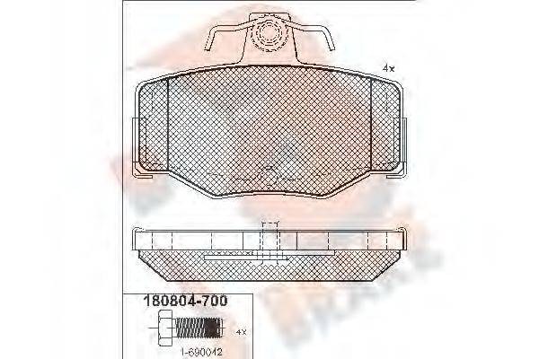 R BRAKE RB0804-700