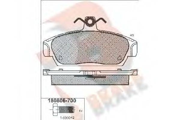 R BRAKE RB0806-700