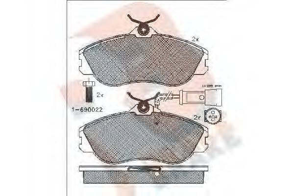 R BRAKE RB0873-202