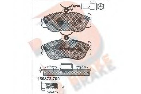 R BRAKE RB0873-700