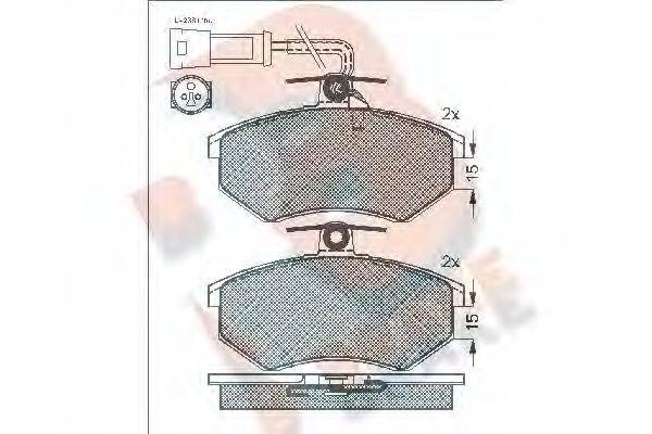 R BRAKE RB0950