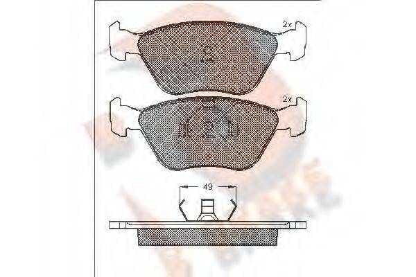 R BRAKE RB0952