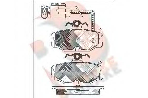 R BRAKE RB0956