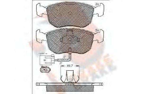 R BRAKE RB0957