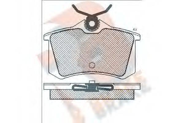 R BRAKE RB0967